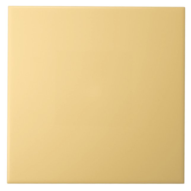 So Saffron Yellow Ceramic Tile (Front)