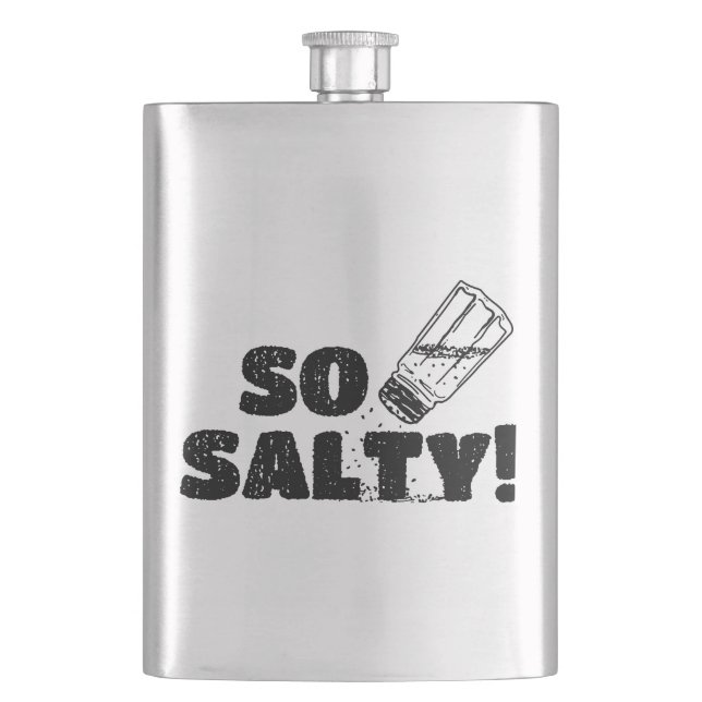 So Salty Hip Flask (Front)