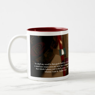 So shall my word be Two-Tone coffee mug