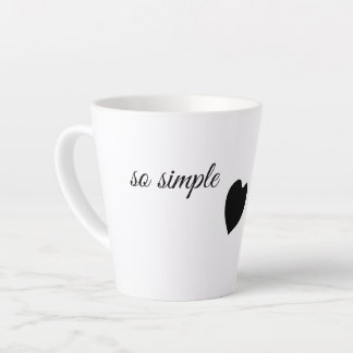 So Simple — Minimal Heart Mug