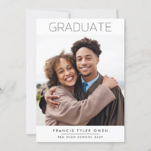 So Simple   This Is Me GRADUATE High School Photo Announcement