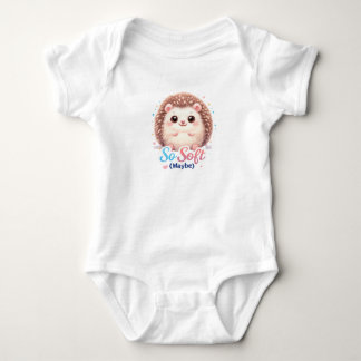 So Soft Hedgehog Baby Bodysuit