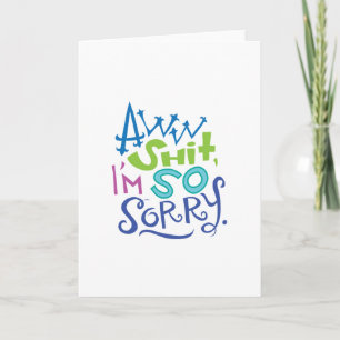 So Sorry Apology Card