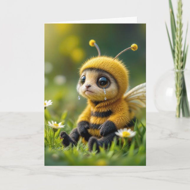 So Sorry Bumblebee Card (Front)