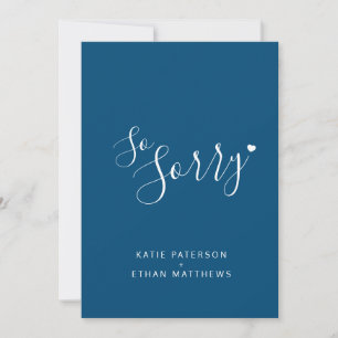 So sorry cancelled wedding change to streaming blu announcement