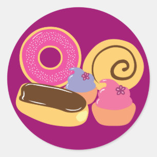 So Sweet Desserts Classic Round Sticker