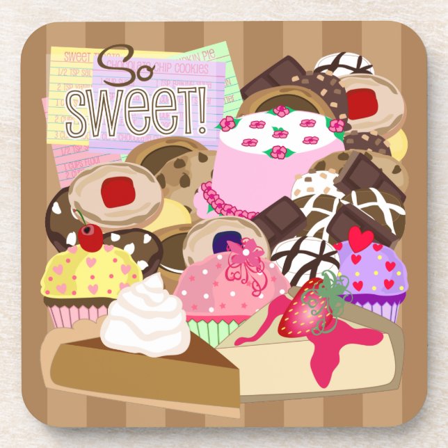 So Sweet Desserts Coasters (Front)