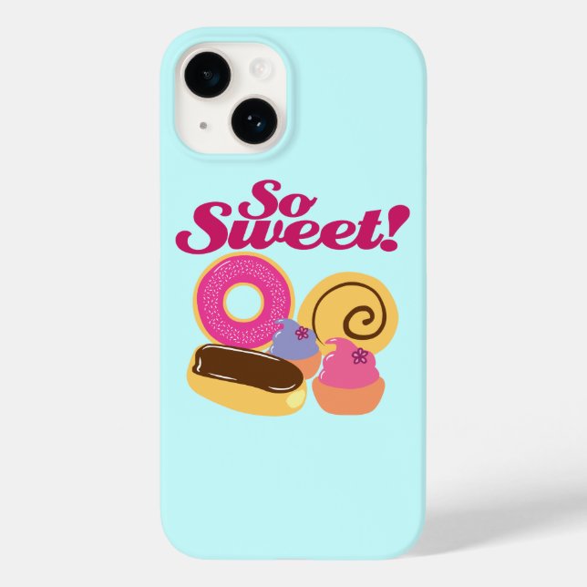 So Sweet Desserts iPhone Case (Back)