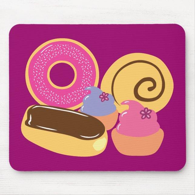 So Sweet Desserts Mouse Mat (Front)