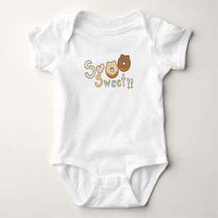 So Sweet Doughnut Foodie  Baby Bodysuit