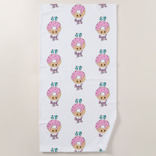 So Sweet Doughnuts 2 June Jelly National Doughnut  Beach Towel
