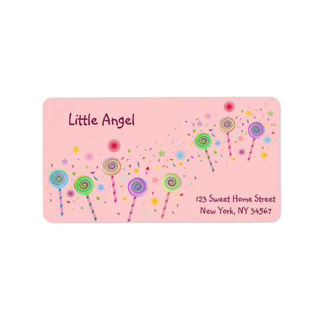 So Sweet(Lollypop) Label (Front)