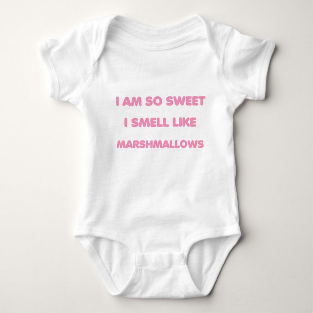 So Sweet Marshmallow - Baby Bodysuit (Front)