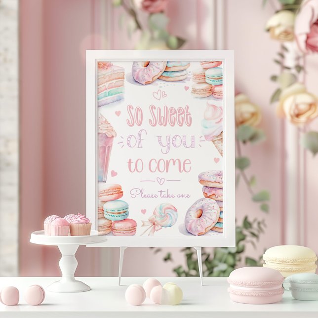 So sweet of you to come sweets Favours Poster (Creator Uploaded)