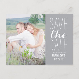 SO SWEET SAVE THE DATE ANNOUNCEMENT POSTCARD
