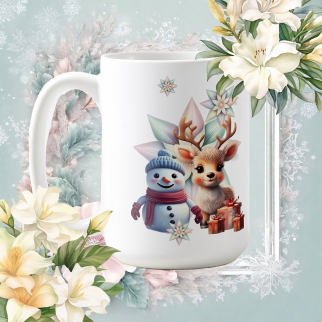 So sweet this little reindeer  coffee mug (Creator Uploaded)