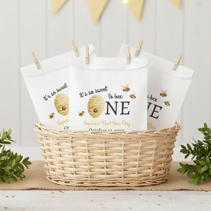 So Sweet To Bee One First Birthday Honeycomb Favour Bags