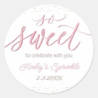 So Sweet to Celebrate Sticker