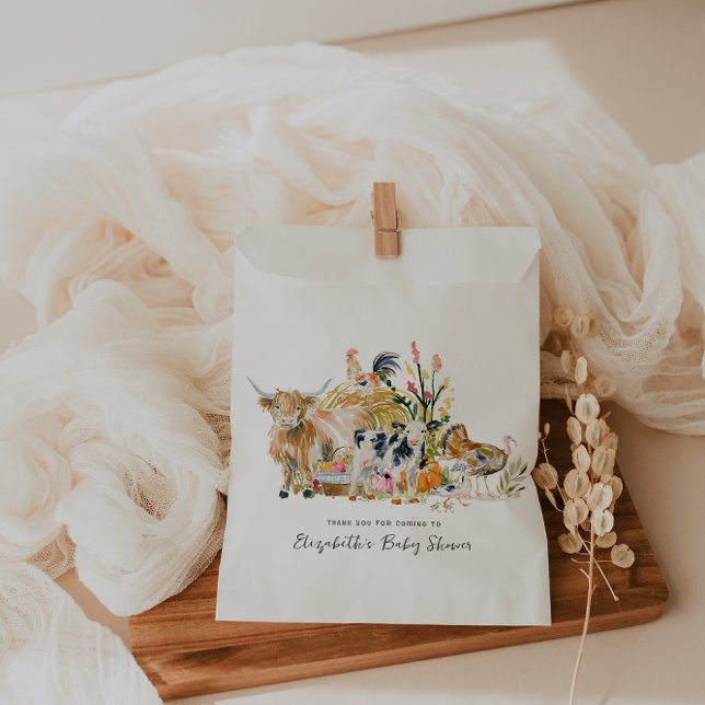 So Thankful for You | A Cosy Autumn Baby Shower Favour Bags (Creator Uploaded)