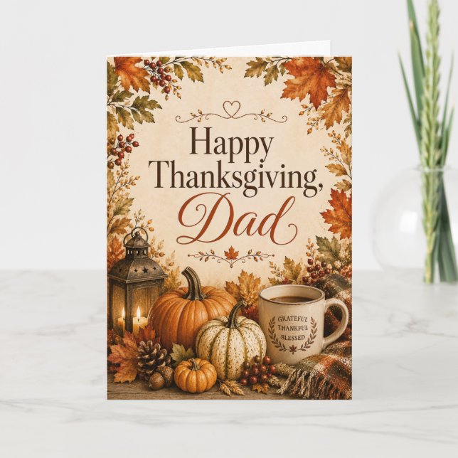 So Thankful For You Dad Card (Front)
