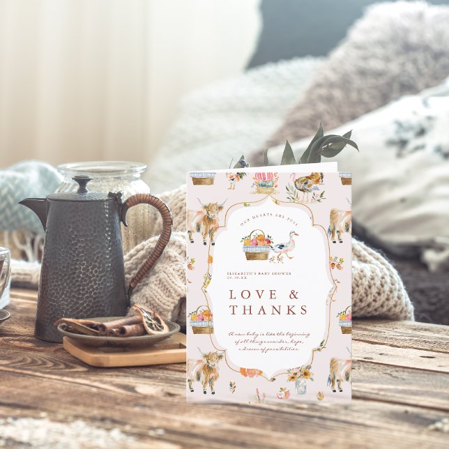 So Thankful for You | Fall Baby Shower Thank You Card (Creator Uploaded)