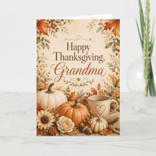 So Thankful For You Grandma Card