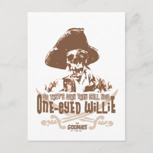 "So That's Why They Call You One-Eyed Willie" Postcard