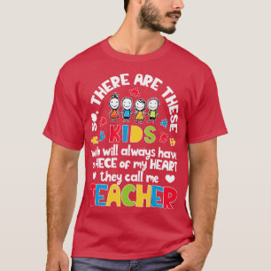 So There Are These They Call Me Teacher Autism Wom T-Shirt