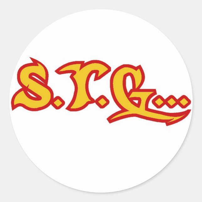 So They Go... ROCK WHITE Intils Stickers (Front)