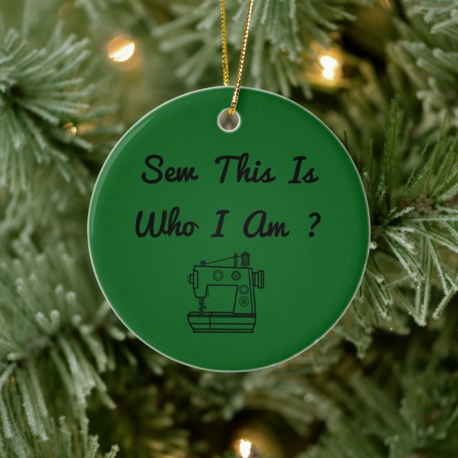 So This Is Who I Am ? Ceramic Tree Decoration (Tree)