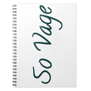 so vage notebook