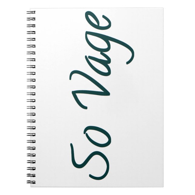 so vague notebook (Front)
