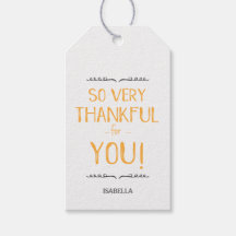 So very Thankful for You - Thanksgiving tags 