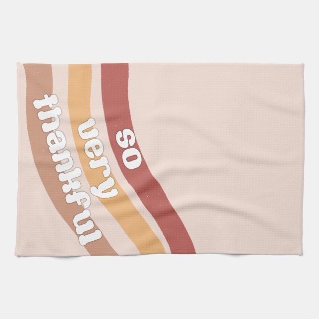 So Very Thankful Kitchen Towel (Horizontal)
