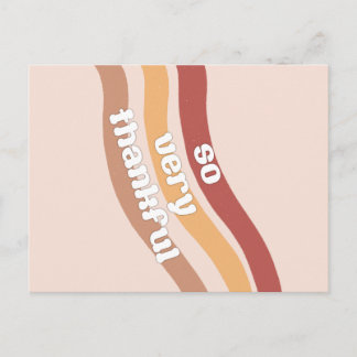 So Very Thankful Postcard