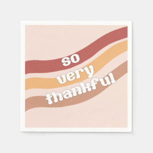 So Very Thankful Small Paper Party Napkins