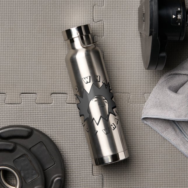 SO WHAT NOW WHAT Mug Shot Water Bottle (Gym)