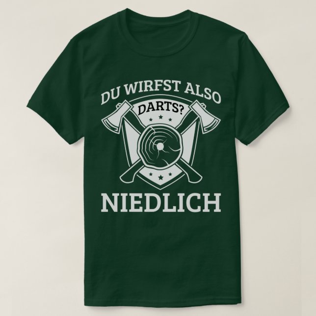 So You Throw Darts Axe throwing Classic TShirt (Design Front)