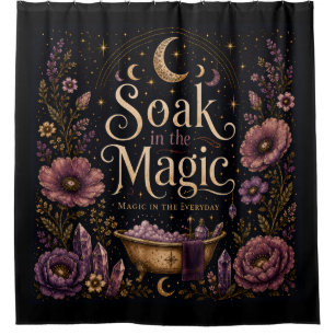 Soak in the Magic Shower Curtain