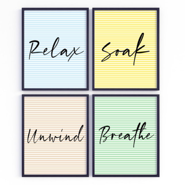 Soak Scripture Bathroom wall art poster (Creator Uploaded)