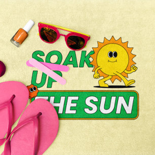 SOAK UP THE SUN BEACH TOWEL