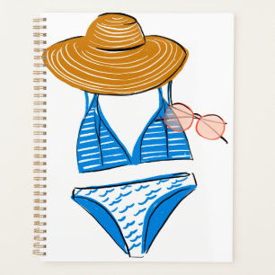 Soak up the Sun - Blue Swimsuit Planner