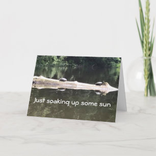 *SOAKING UP SOME SUN* NO SNOW HERE AT CHRISTMAS CARD