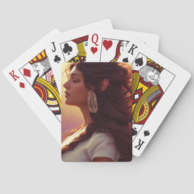 Soaking up the Sun Playing Cards (Back)