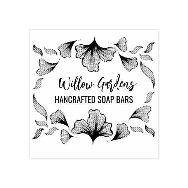 Soap And Candle Branding Rubber Stamp (Imprint)