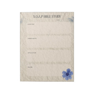 SOAP Bible Study Notepad