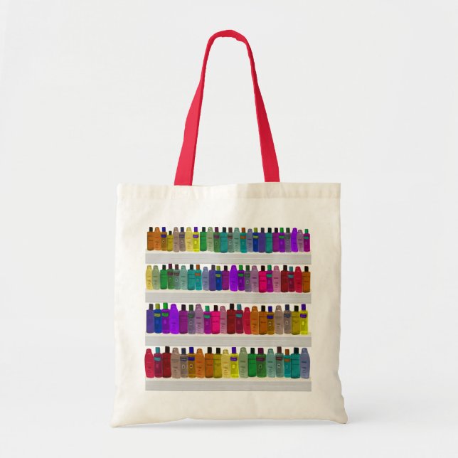 Soap Bottle Rainbow - for bathrooms, salons etc Tote Bag (Front)
