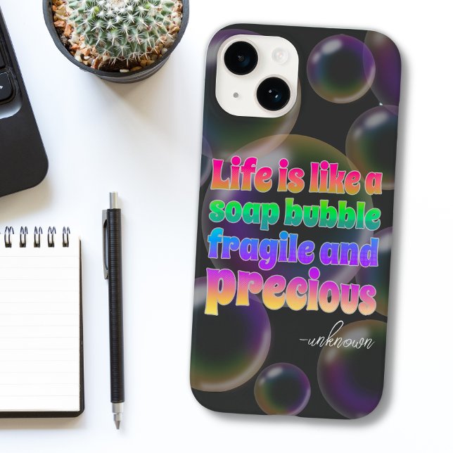 Soap Bubble | fragile and precious iPhone Case (Creator Uploaded)