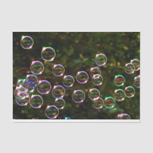 Soap Bubbles 12 Decoupage Tissue Paper (Front)