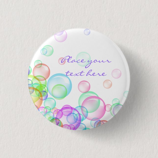 Soap Bubbles 3 Cm Round Badge (Front)